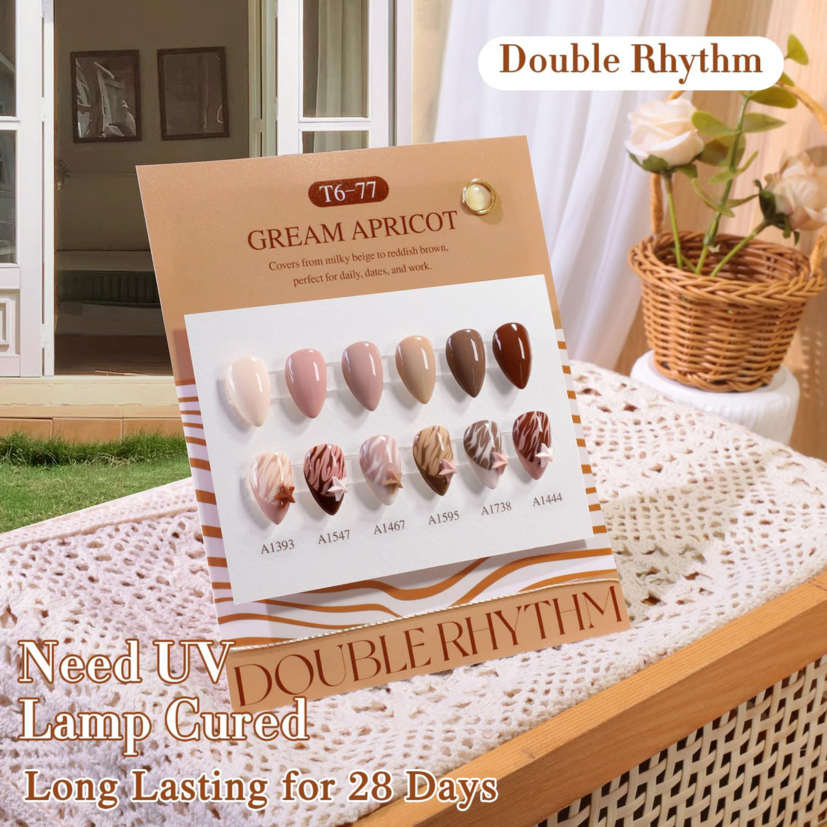Double Rhythm Gel Polish bottle with cream shade
