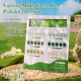 Double Rhythm Gel Polish bottles arranged in a row