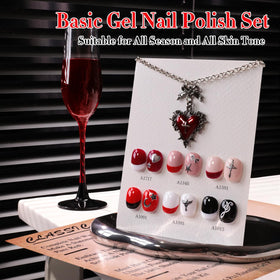 Double Rhythm Gel Polish bottles in a row