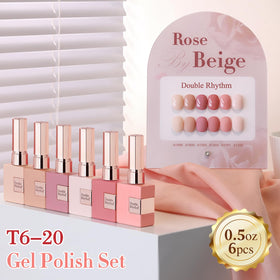 Double Rhythm Gel Polish bottles showing different shades