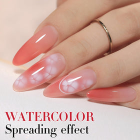 Double Rhythm gel polish bottles with base and top coat