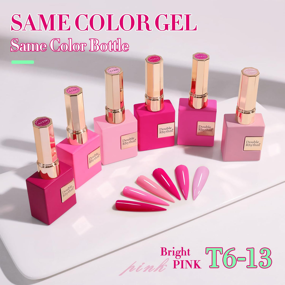 Double Rhythm gel polish kit packaging with instructions