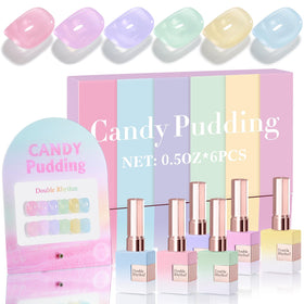 Double Rhythm Gel Polish Set 6 Pcs 15 ML assorted colours