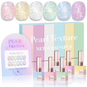 Double Rhythm Gel Polish Set 6 Pcs 15 ML in assorted colours