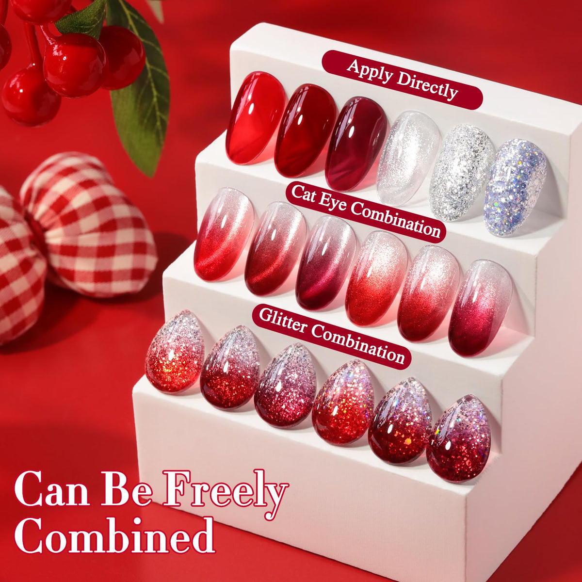 Double Rhythm Gel Polish Set 6 Pcs in packaging