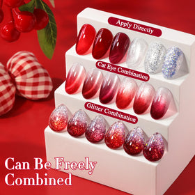 Double Rhythm Gel Polish Set 6 Pcs in packaging