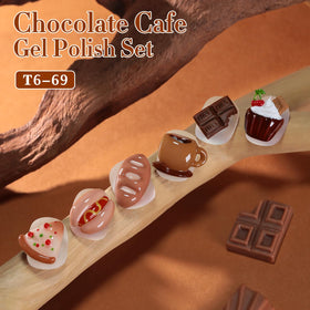 Double Rhythm Gel Polish Set application process with UV lamp