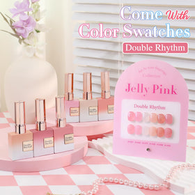 Double Rhythm Gel Polish Set assorted colours display