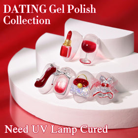 Double Rhythm Gel Polish Set demonstrating glossy finish