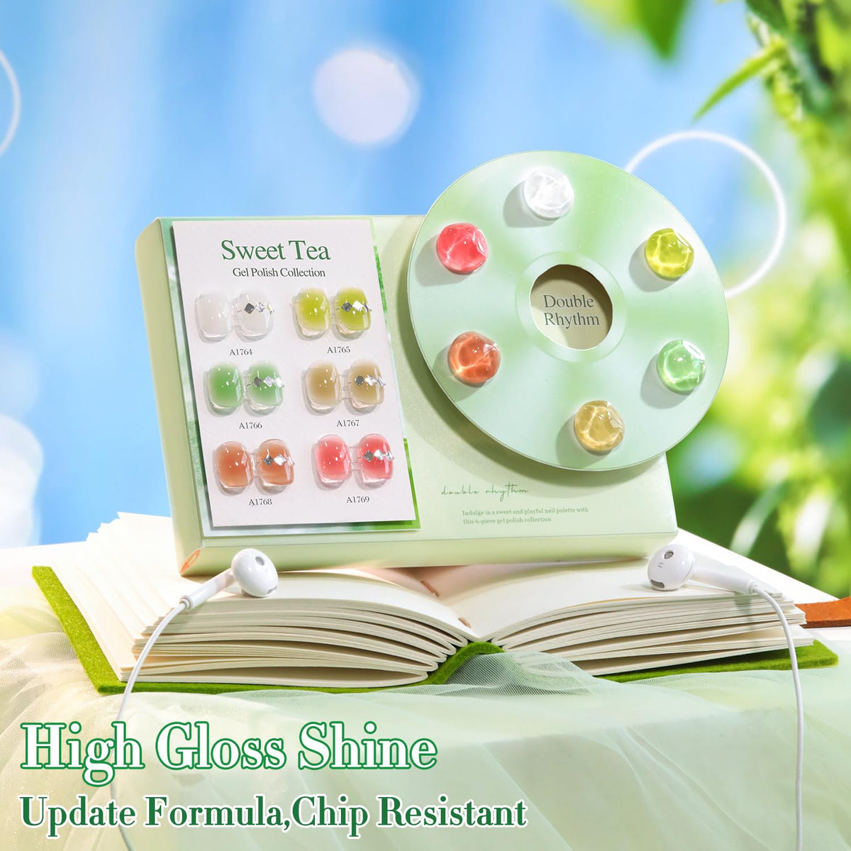 Double Rhythm Gel Polish Set packaging front view