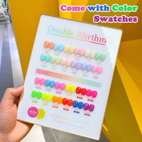 Double Rhythm gel polish set packaging with product details