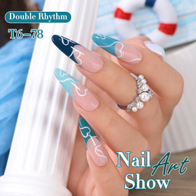 Double Rhythm Gel Polish Set showing vibrant nail colours