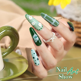 Double Rhythm Gel Polish Set with base and top coat