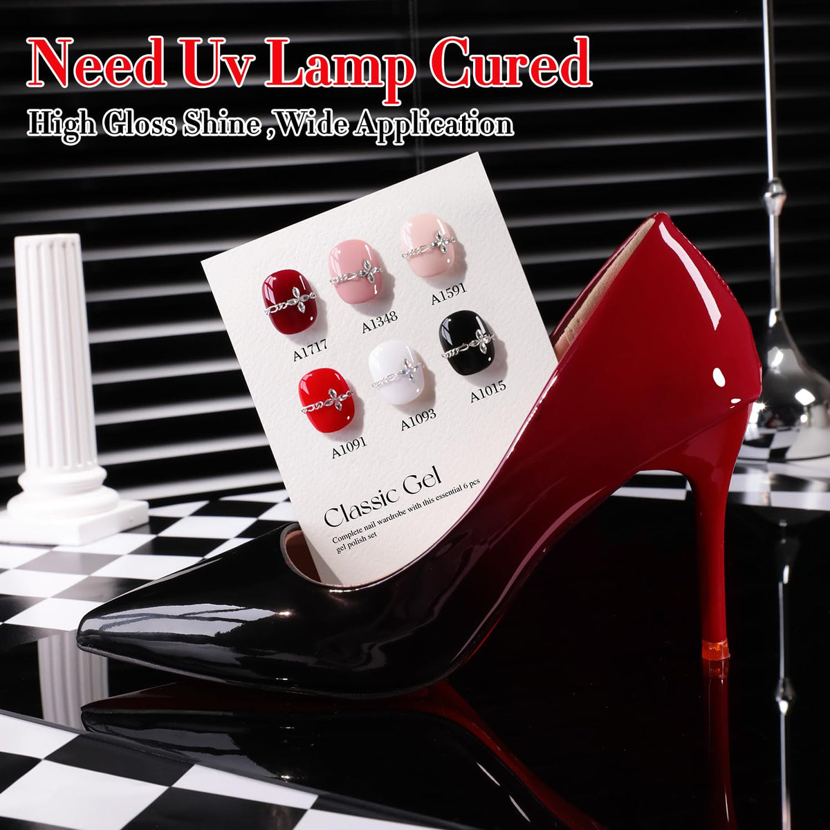 Double Rhythm Gel Polish Set with base and top coat