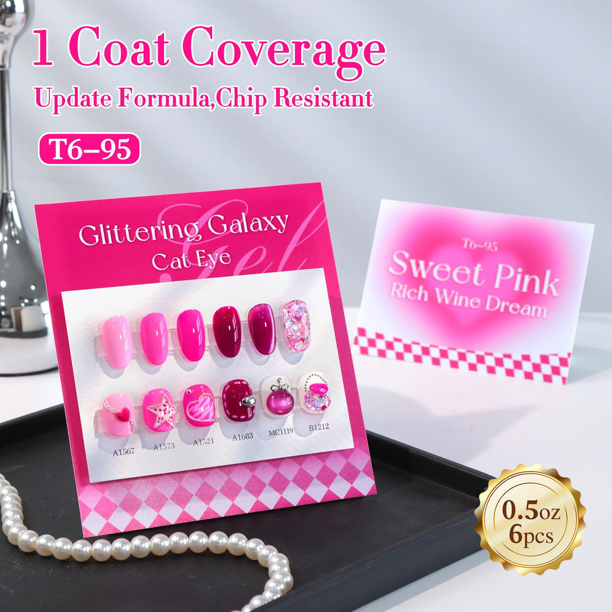 Double Rhythm Gel Polish Set with nail tools