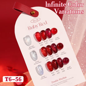 Double Rhythm Gel Polish Set with UV lamp for curing