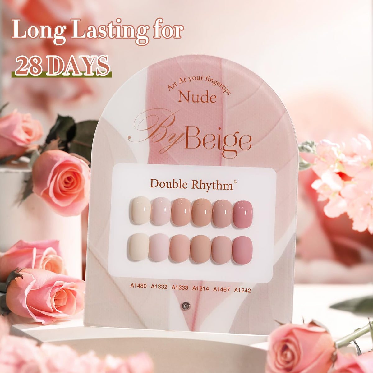 Double Rhythm Gel Polish Set with UV lamp for curing