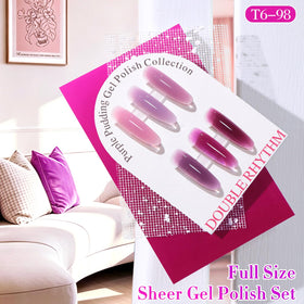 Double Rhythm Gel Polish swatches on nails