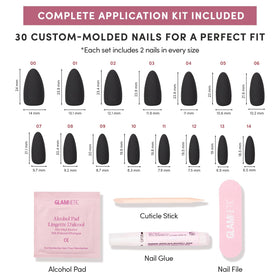 Double-sided nail file from Glamnetic Press On Nails kit