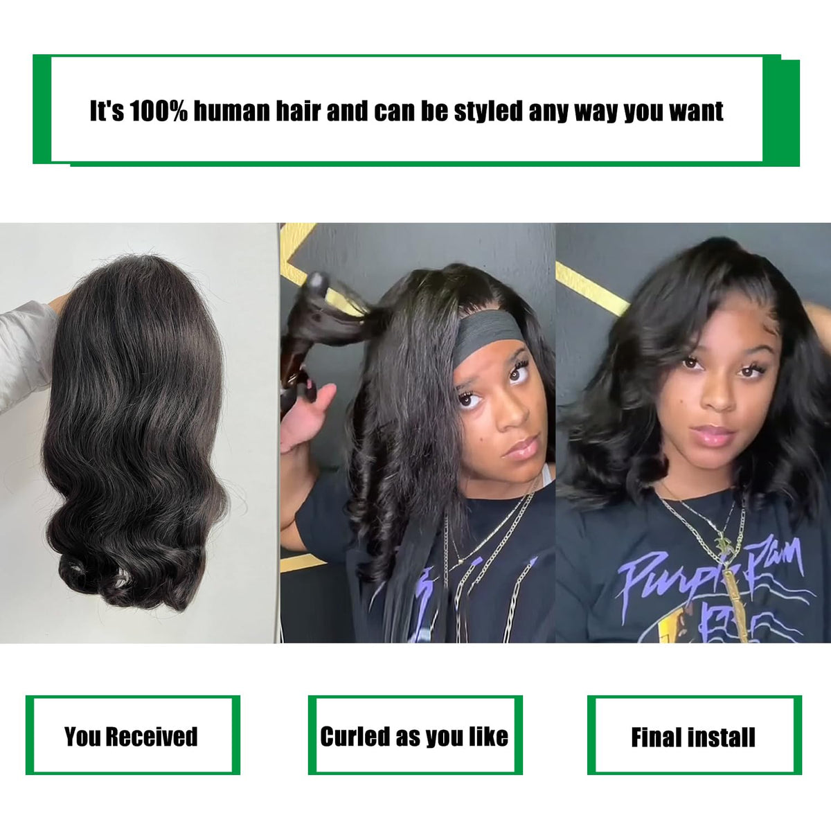 Douyin 16 Inch Bob Wig with adjustable straps