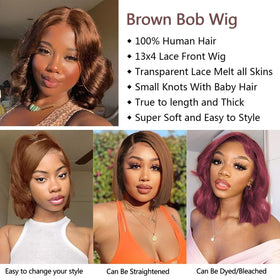 Douyin Bob Wig displayed on a mannequin head
