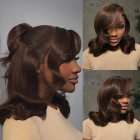 Douyin Bob Wig showing the HD lace front and natural hairline