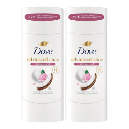 Dove Advanced Care Antiperspirant Caring Coconut front view