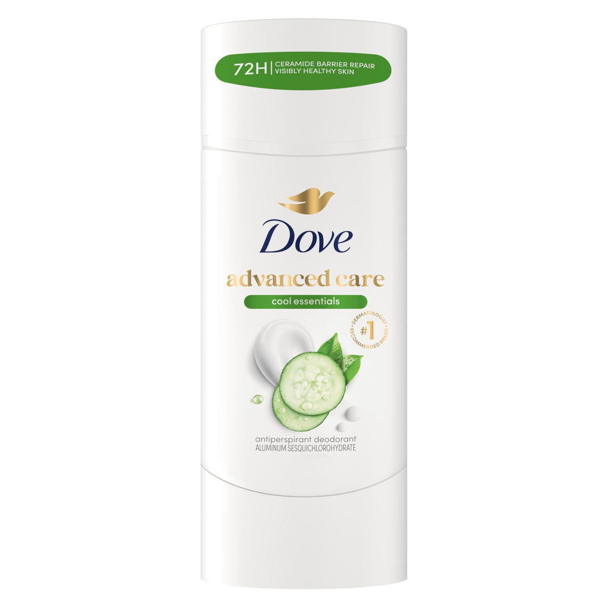 Dove Advanced Care Antiperspirant Deodorant Cool Essentials stick front view