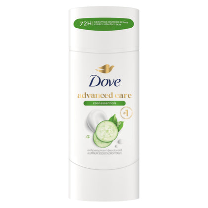 Dove Advanced Care Antiperspirant Deodorant Cool Essentials stick front view