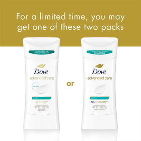 Dove Advanced Care Antiperspirant Deodorant showing Pro-Ceramide Technology