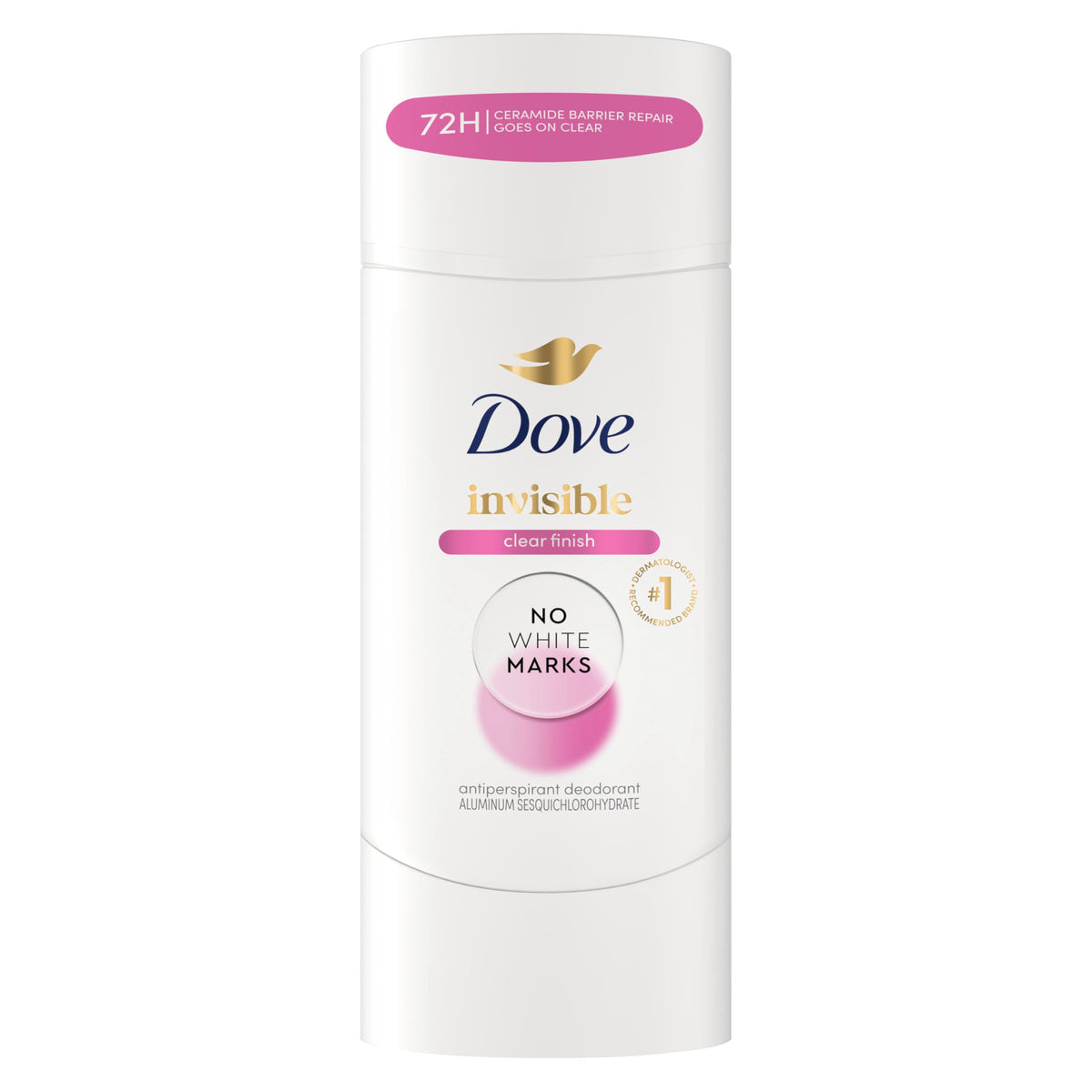 Dove Advanced Care Antiperspirant Deodorant Stick 2.6 oz front view