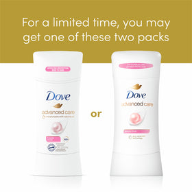 Dove Advanced Care Antiperspirant Deodorant Stick floral fragrance ingredients