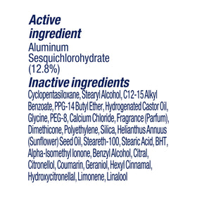 Dove Advanced Care Antiperspirant Deodorant Stick ingredients overview
