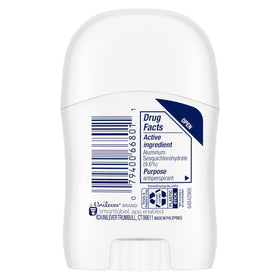 Dove Advanced Care Antiperspirant Deodorant Stick side view showing size