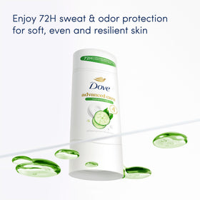 Dove Advanced Care Antiperspirant Deodorant Stick with pear and cucumber scent