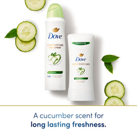Dove Advanced Care Antiperspirant Spray 4PK Cool Essentials bottle side view
