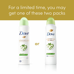 Dove Advanced Care Antiperspirant Spray 4PK Cool Essentials close-up of spray nozzle