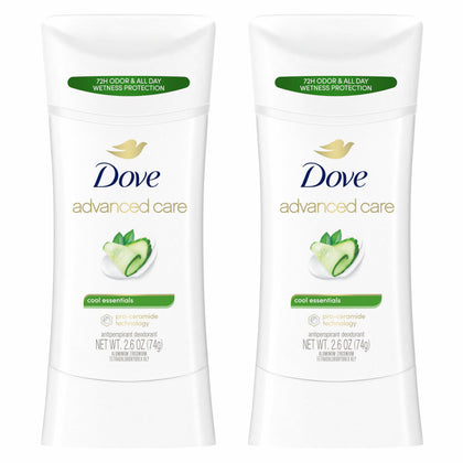 Dove Advanced Care Antiperspirant Stick 2.6 oz front view
