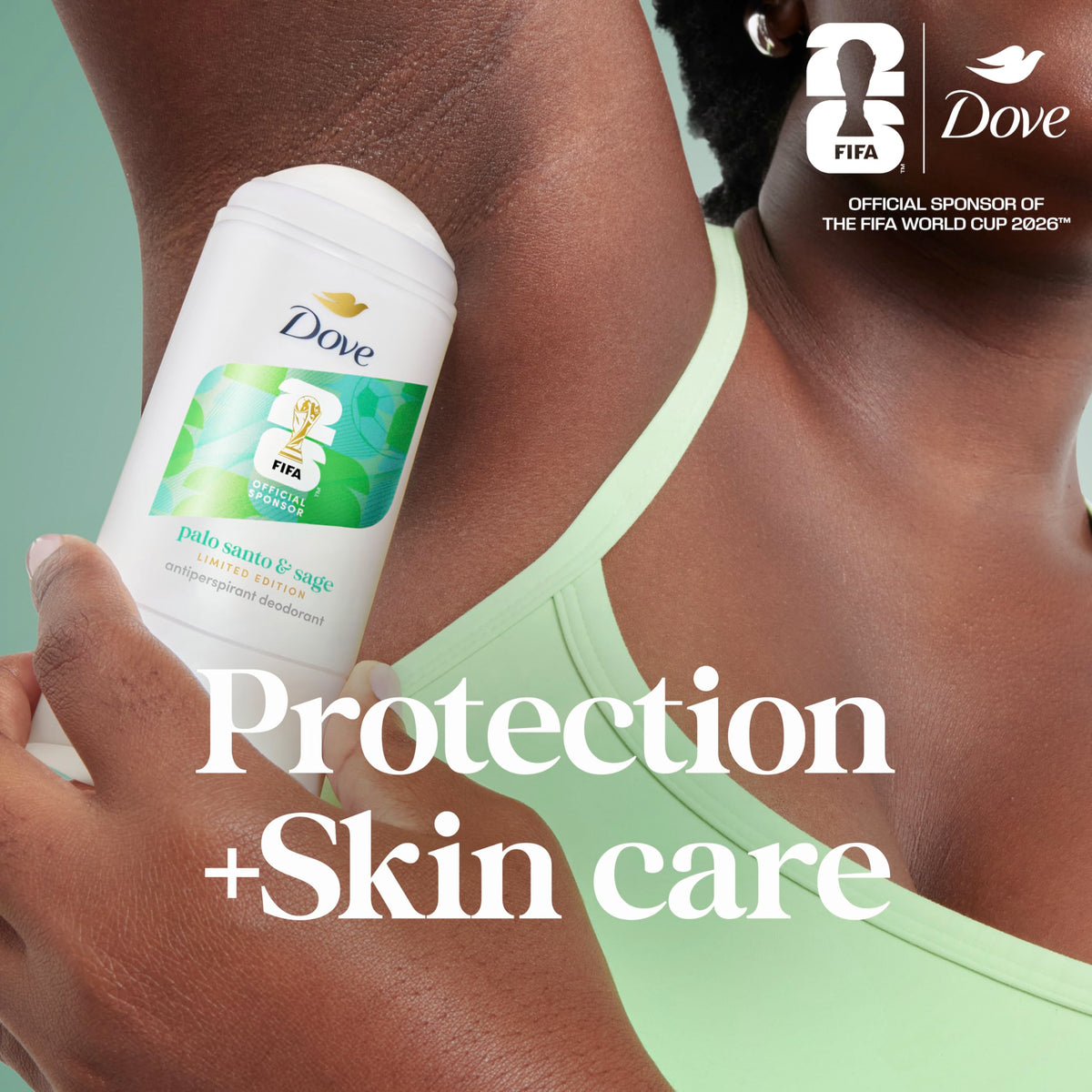 Dove Advanced Care Antiperspirant Stick 2.6oz application demonstration