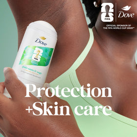 Dove Advanced Care Antiperspirant Stick 2.6oz application demonstration