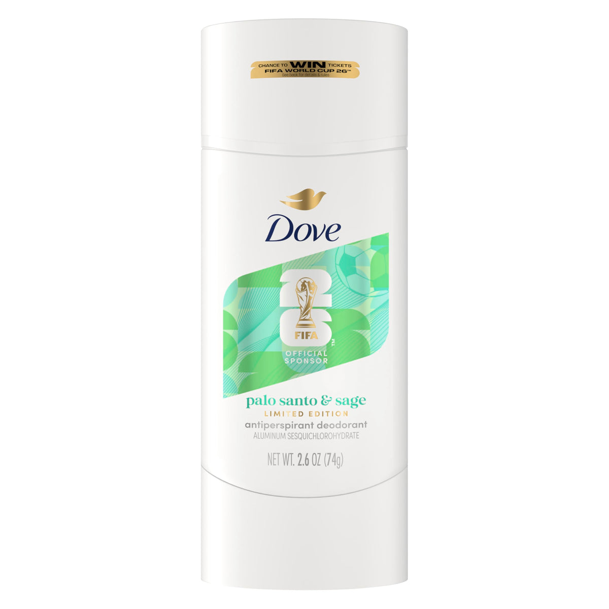 Dove Advanced Care Antiperspirant Stick 2.6oz front view