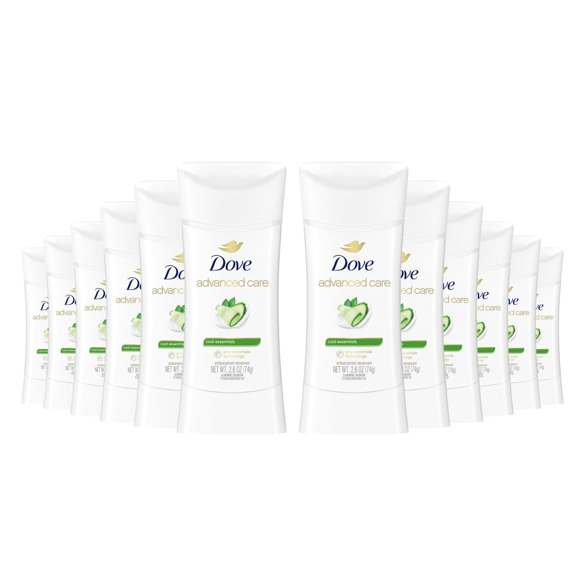 Dove Advanced Care Antiperspirant Stick Cool Essentials front view