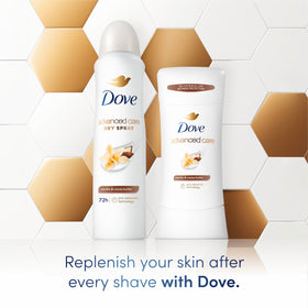 Dove Advanced Care Antiperspirant Stick Vanilla & Cocoa Butter packaging