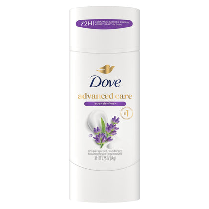 Dove Advanced Care Lavender Fresh Antiperspirant Stick front view