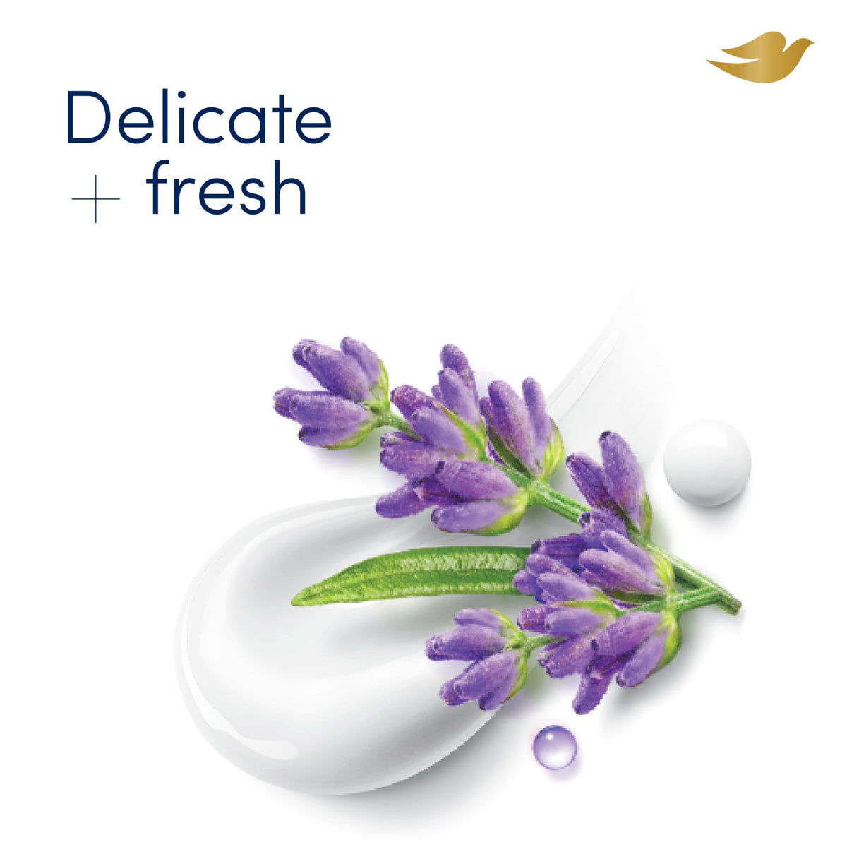 Dove Advanced Care Lavender Fresh Antiperspirant Stick in bathroom setting