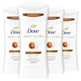 Dove Advanced Care Shea Butter Antiperspirant Deodorant Stick front view