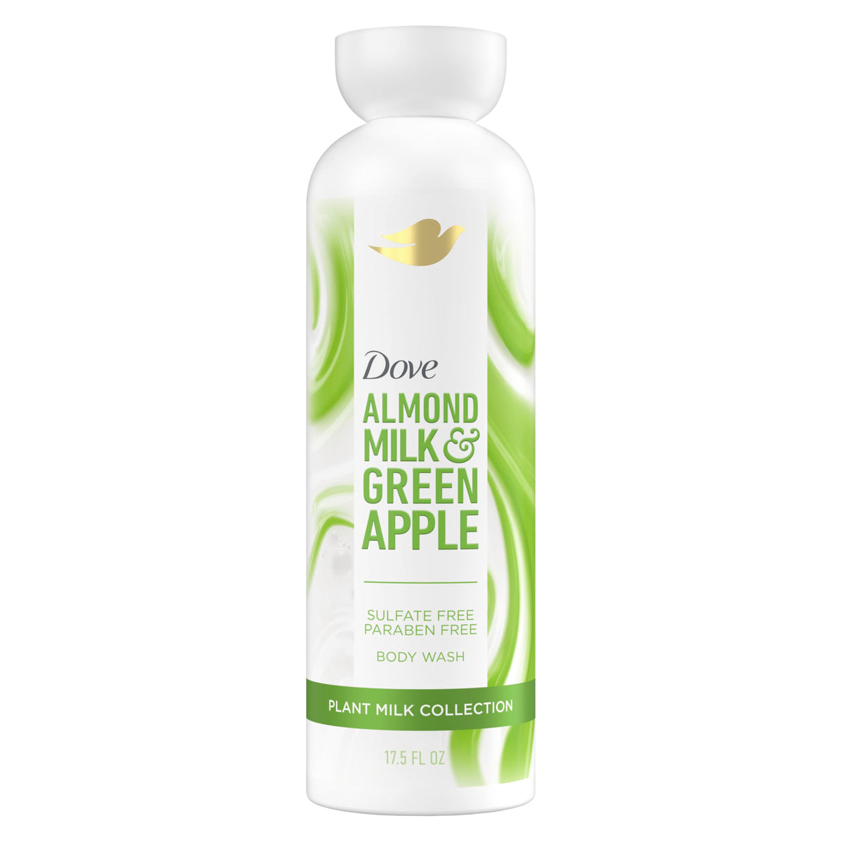 Dove Almond Milk & Green Apple Body Wash 580g front view