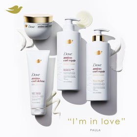 Dove Amino Curl Repair Mask packaging side view