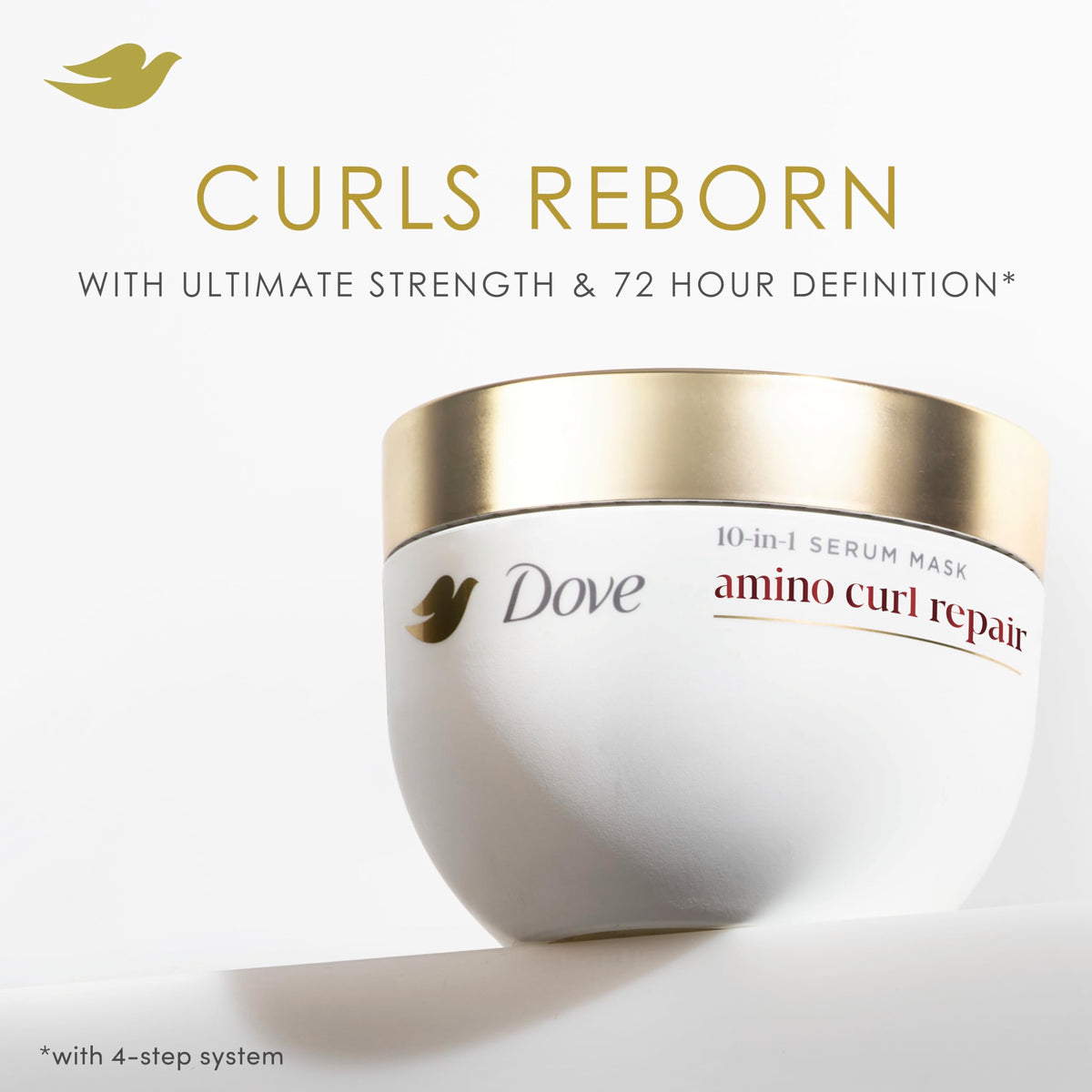 Dove Amino Curl Repair Mask with Jojoba Oil ingredients