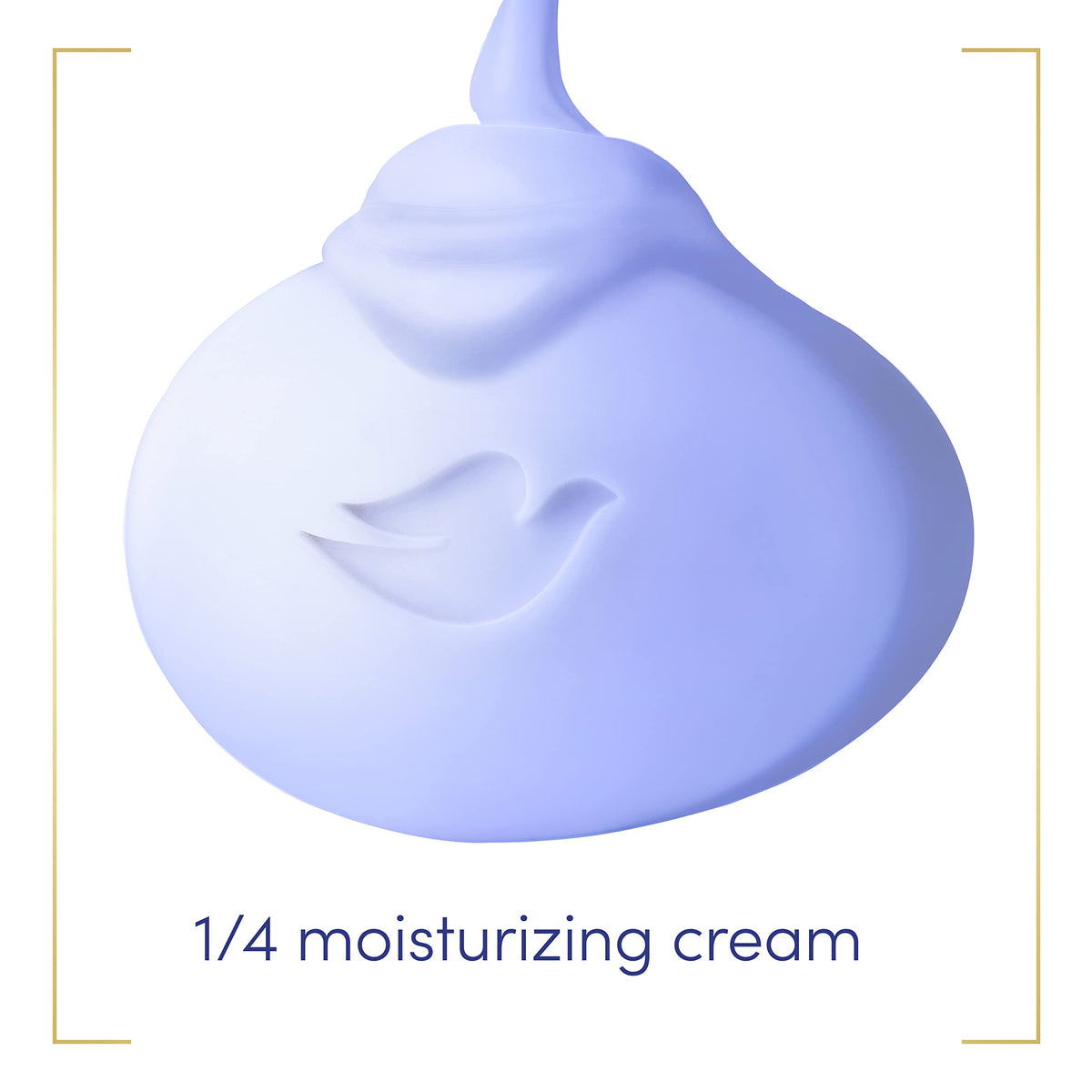 Dove Anti-Stress Beauty Bar lathering in hands